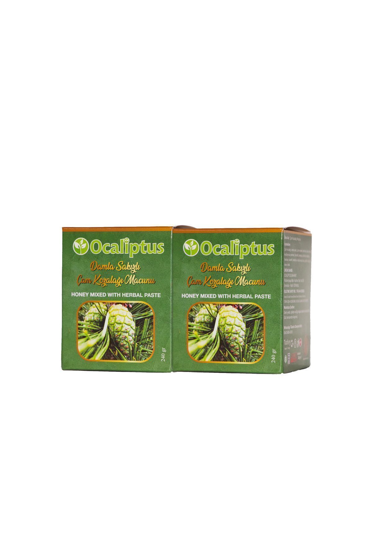 Damla Sakızlı Çam Kozalağı Macunu (2 ADET 240gram)