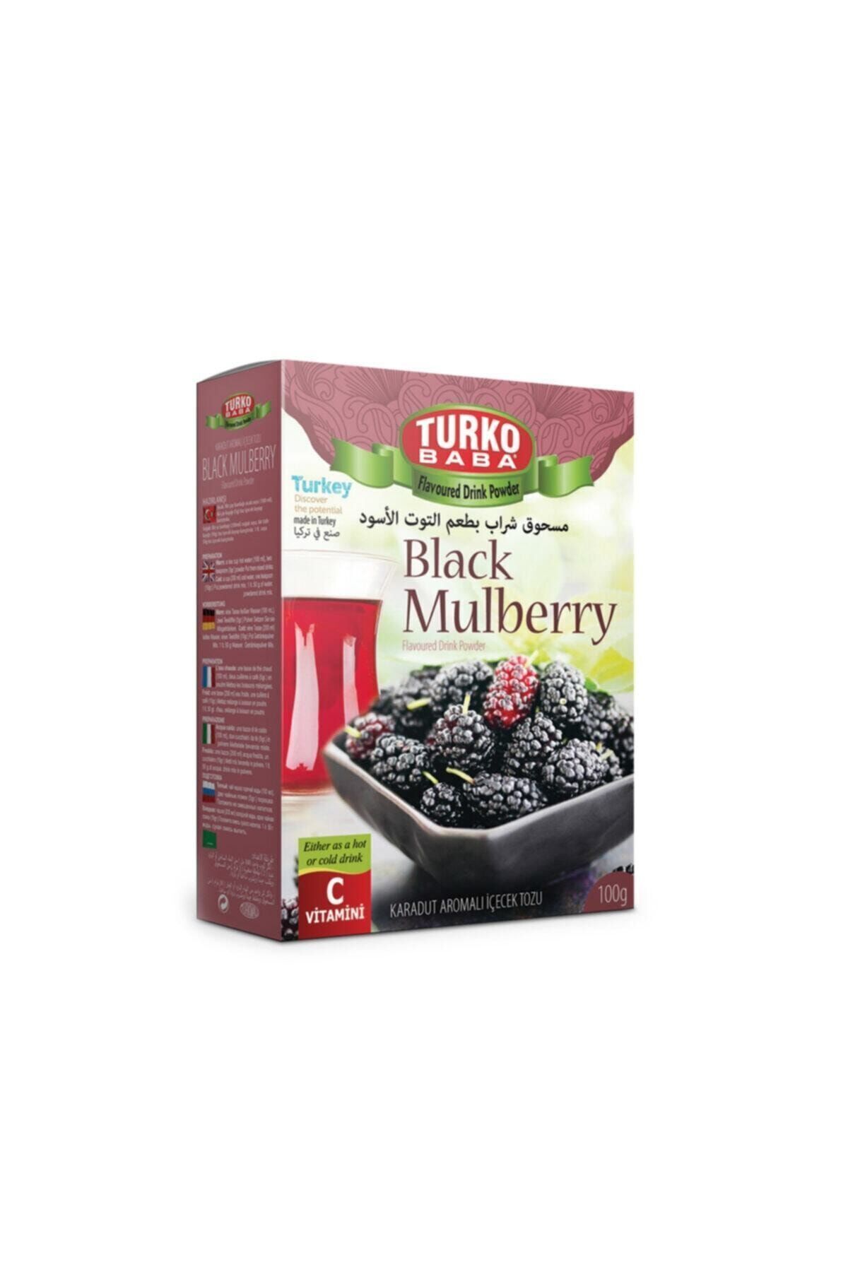 Karadut Aromalı Toz Içecek 300 gr