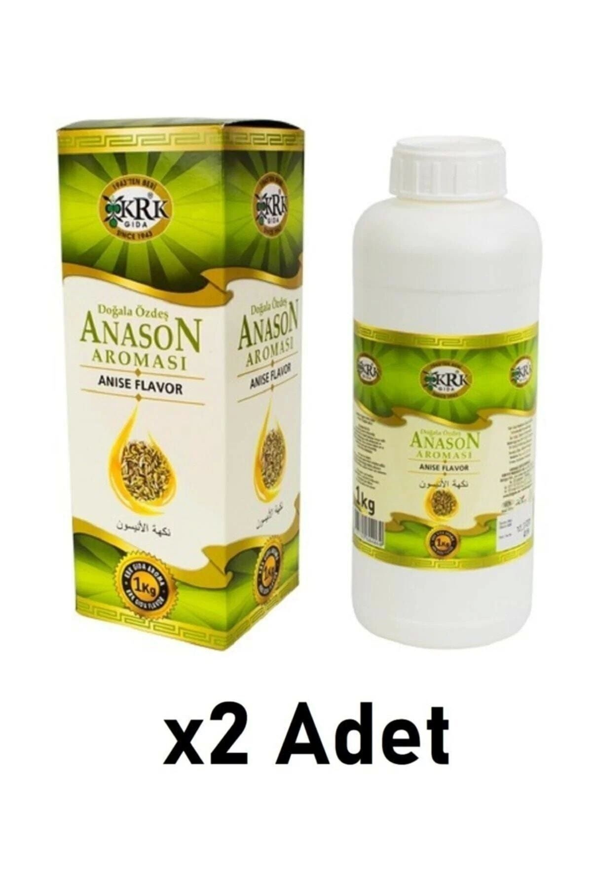 Krk Gıda anason Aroması 1 Lt 2 Adet